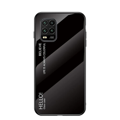 Coque en TPU dégradé de couleur noir pour votre Xiaomi Mi 10 Lite 5G