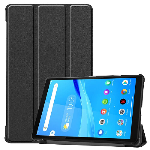 Etui en PU avec support tri-pliure noir pour votre Lenovo Tab M8 TB-8505X