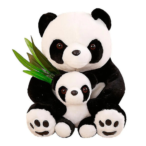 Universal Panda avec panda bébé peluche peluche jouet 22cm