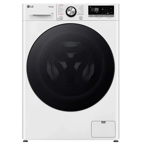 Lave-linge hublot 9kg 1400 tours/min blanc - F94R76WHST - LG