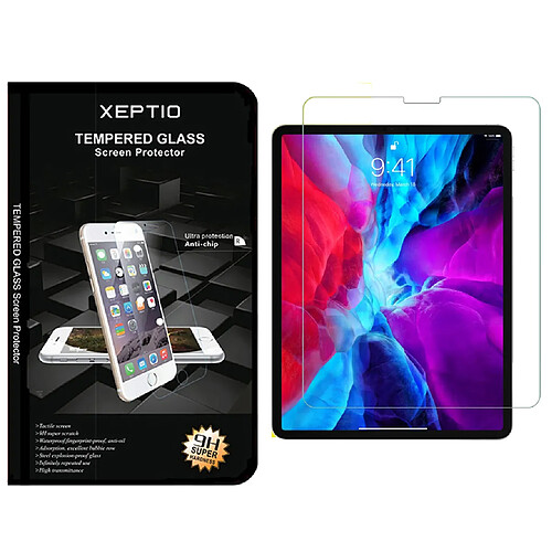 Xeptio Apple iPad PRO 12,9 2020 / 2021 M1 / 2022 4G/5G: Protection d'écran vitre verre trempé - Tempered glass Screen protector Film Protecteur - Accessoires