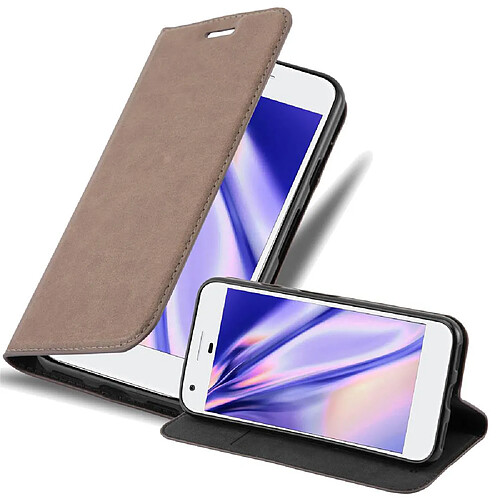 Cadorabo Coque Google PIXEL Etui en Brun