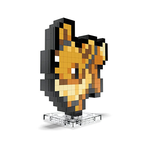 Mattel Pokémon - Jeu de construction Pokémon MEGA Évoli Pixel Art