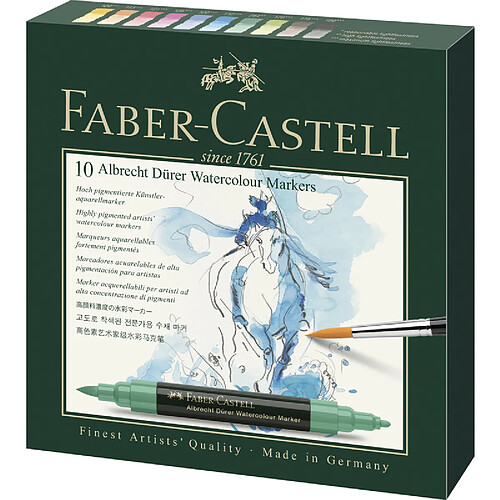 FABER-CASTELL Marqueur aquarelle ALBRECHT DÜRER, étui de 10 ()