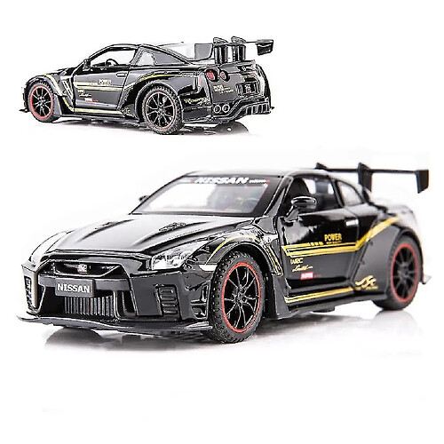 Universal Modèle de voiture en alliage de race GTR R35 de 1: 32