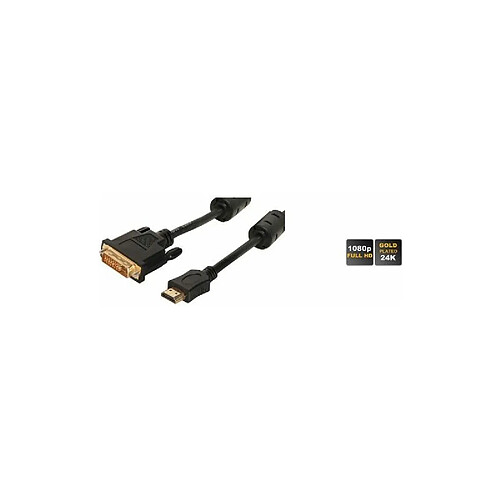 shiverpeaks BASIC-S Câble HDMI - DVI-D 18+1, longueur: 3,0 m ()