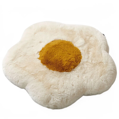 Universal 50cm pouces mignon fleur souvenir rebondissement oreiller imitation lapin fourrure coussin canapé décoration de la maison peluche douce peluche pour cadeau d'anniversaire enfants (blanc)