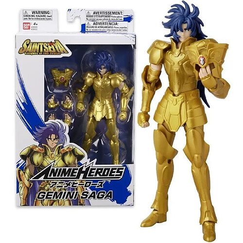 Anime Heroes - Saint Seiya, les Chevaliers du Zodiaque - Figurine Anime heroes 17 cm - Saga des Gemeaux