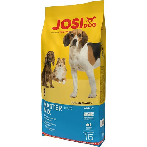 JosiDog Master Mix (1 x 15 kg) Nourriture sèche pour chiens normalement actifs de qualité supérieure pour chiens adultes alimentés par Josera