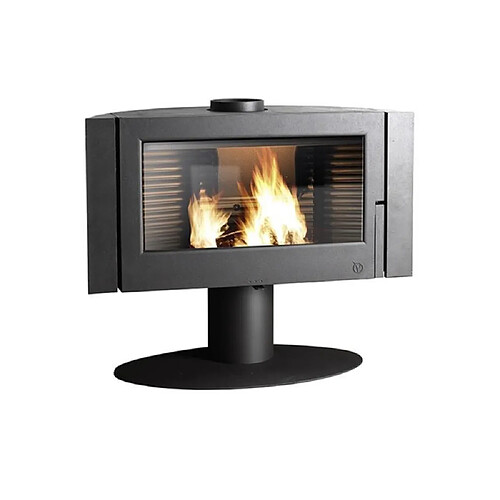 Poêle à bois fonte 12kw anthracite - 6114-44 - INVICTA