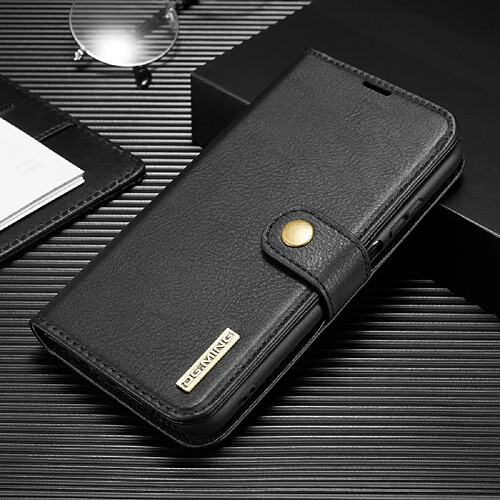 Etui en PU + TPU détachable 2 en 1 noir pour votre Huawei P40 Lite/Nova 6 SE/Nova 7i