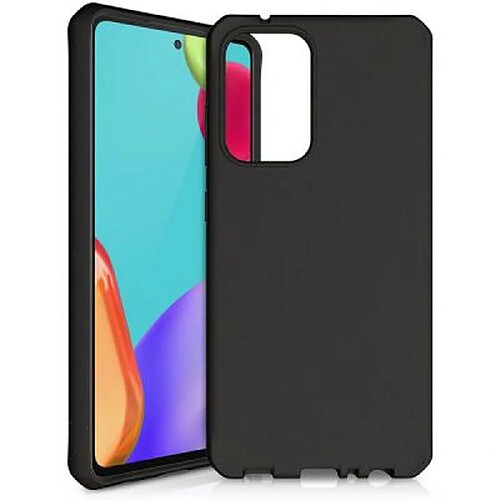 Itskins Coque pour Samsung Galaxy A52 4G / A52 5G / A52s 5G Renforcée Feronia Bio Terra Noir