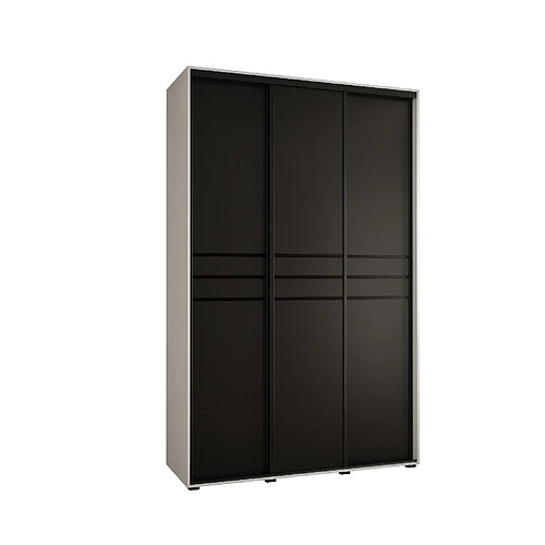 Abiks Meble Armoire Davos 10 À Portes Coulissantes 235,2/160/60 3 Portes