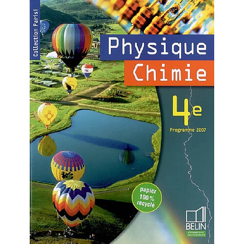 Physique chimie 4e · Occasion