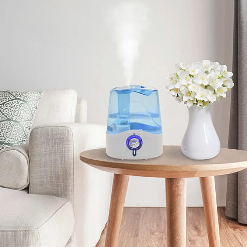 vidaXL Humidificateur à ultrasons avec brume et veilleuse 6 L 300 ml/h