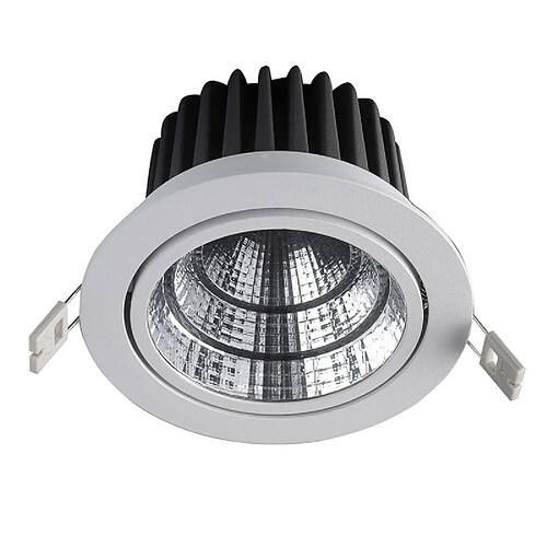 Italux Downlight encastré moderne à 1 lumière LED, 3000K