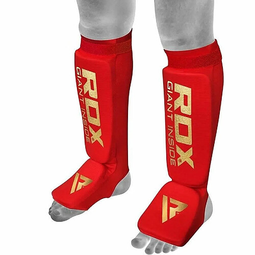 RDX Sports RDX Rembourré Protège Tibias X Grande Rouge Lycra - RDX - HYP-SIR-XL