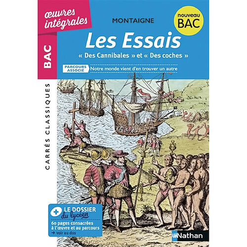 Les essais : 1580-1588, texte intégral : nouveau bac · Occasion