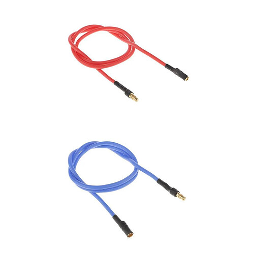 2 Pièces 20 ""3.5mm Connecteur De Balle RC Drone Moteur ESC Câble D'extension