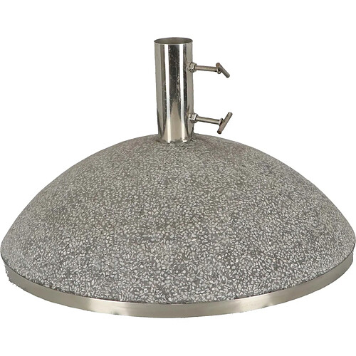 Esschert Design Pied de parasol granit 43,9kg gris clair.