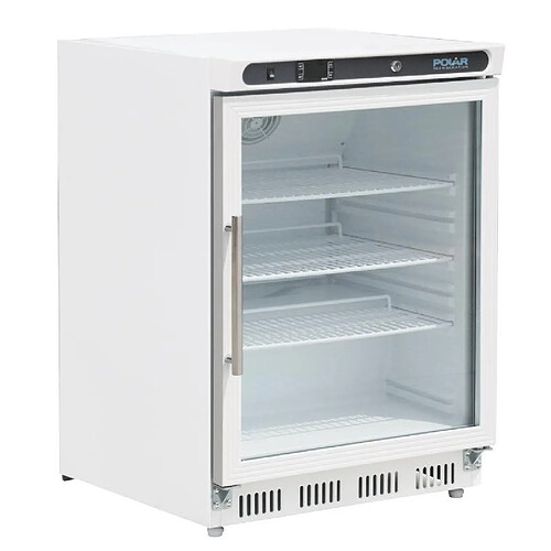 Mini armoire positive vitrée blanche - 150 litres - Polar