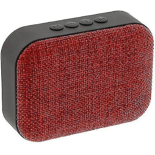 Universal Haut-parleur YH-Bluetooth, radio FM, appel mains libres, microSD, USB (rouge)