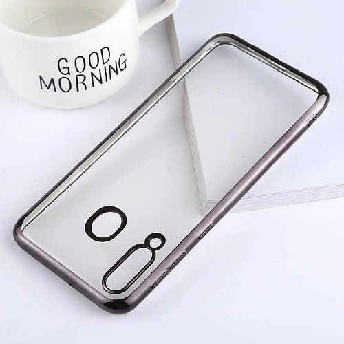 Wewoo Coque Souple Ultra-mince étui de protection arrière en TPU de galvanoplastie pour Galaxy M30 Noir