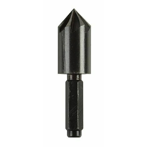 Bosch 2609255126 Fraise conique à lamer HCS à 5 taillants Diamètre 13 mm