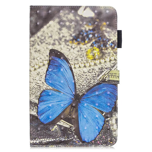 Etui en PU modèle papillon pour votre Samsung Galaxy Tab A 10.1 (2019) T510