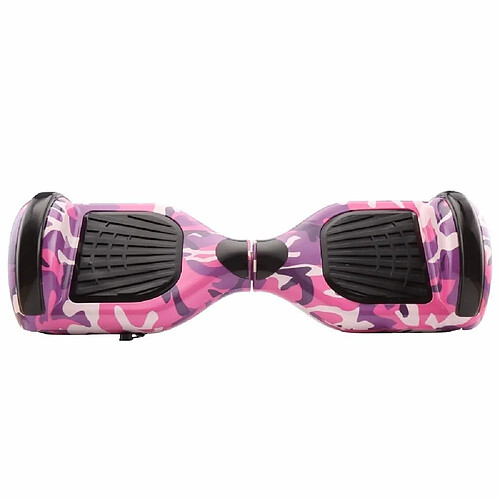 Air Rise HOVERBOARD 6,5 POUCES LED Camouflage ROSE BLUETOOTH+ SAC+ TÉLÉCOMMANDE