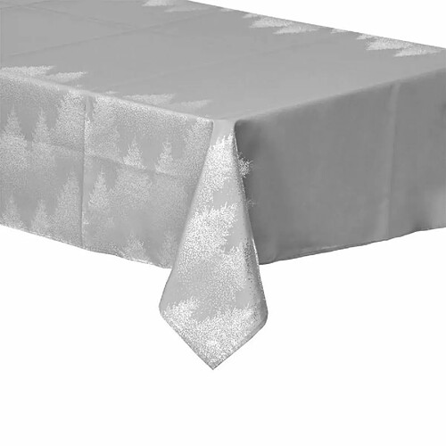 Nappe Imprimée Sapin Colorama 140x360cm Argent