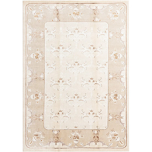 Vidal Tapis de laine 246x175 beige Darya