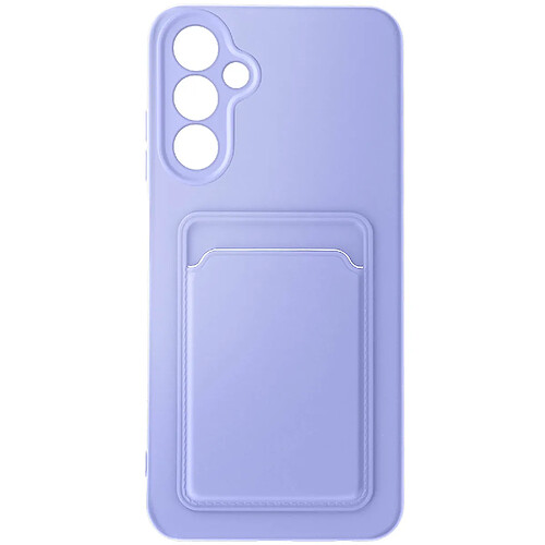 Avizar Coque pour Samsung Galaxy A15 5G Porte-carte Souple Anti-traces Lavande