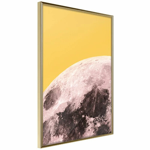 Paris Prix Affiche Murale Encadrée Pink Moon 30 x 45 cm Or