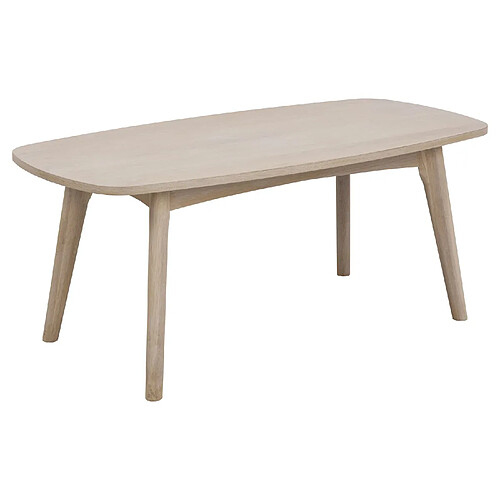 Toilinux Table basse en panneau de particules - h. 49cm - Beige