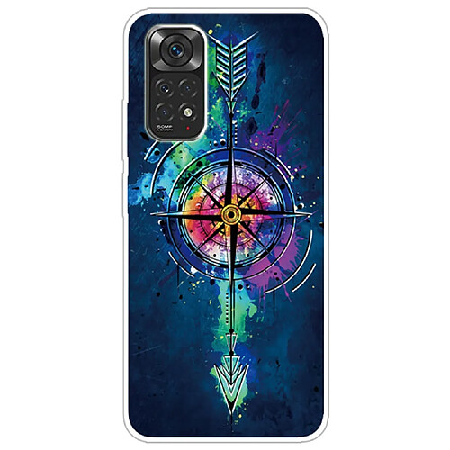 Coque en TPU antichoc, anti-rayures Flèche pour votre Xiaomi Redmi Note 11S 4G/Redmi Note 11 4G (Qualcomm)