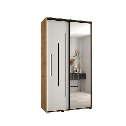 Abiks Meble Armoire Davos 13 À Portes Coulissantes 235,2/130/60 2 Portes