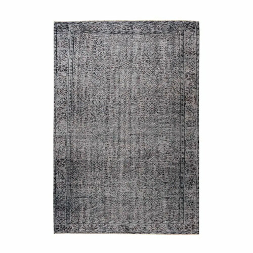 Paris Prix Tapis Vintage à Poils Courts Toska Gris 120 x 170 cm