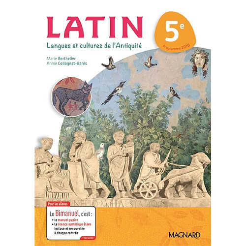 Latin, langues et cultures de l'Antiquité 5e : programme 2016 · Occasion