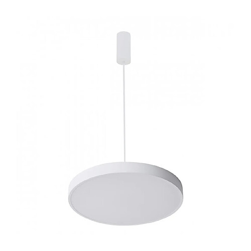 Luminaire Center Suspension moderne Orbital Blanc sable