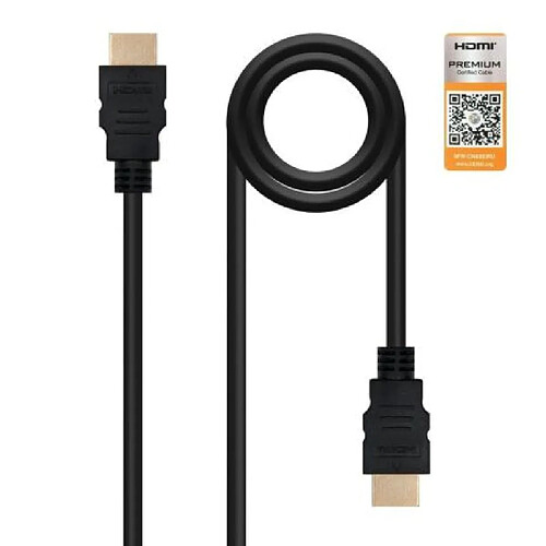 ? Câble HDMI V2.0 4K Type A/M vers HDMI Type A/M - 0,5 M Noir