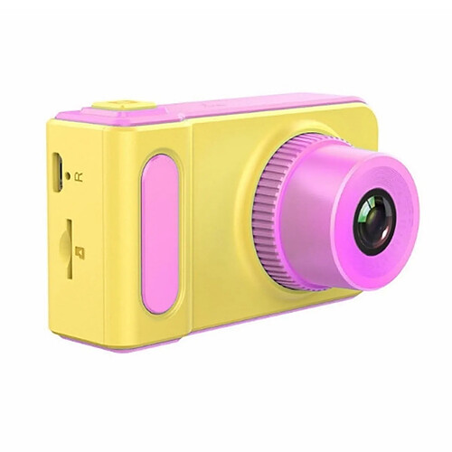 Wewoo Caméra Enfant 2,0 méga pixels 2,0 pouces TFT écran Silicone antichoc numérique SLR pour enfants rose