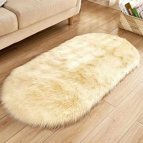 Universal Tapis Ovale Shaggy - Beige