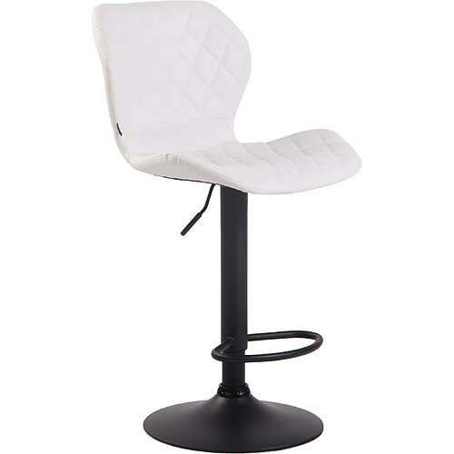 Non Tabouret de bar liège simili cuir noir