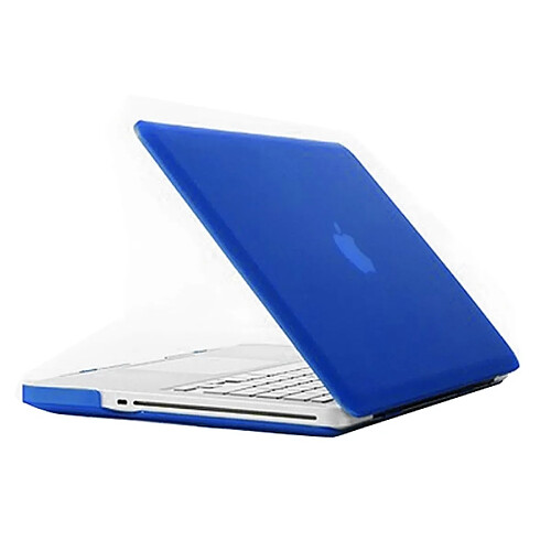 Wewoo Housse Étui bleu pour Macbook Pro 13,3 pouces Cas de protection en plastique dur givré