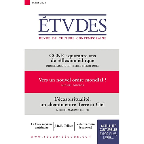 Etudes, n° 4302 · Occasion