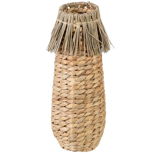 Grand vase en fibre naturelle 40 cm