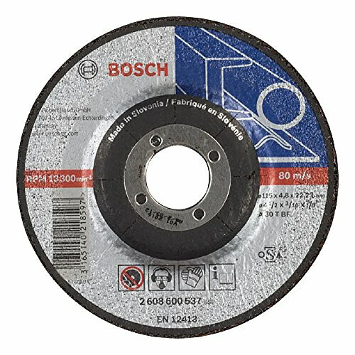 Bosch 2608600537 Meule, Grey, 115 mm 4,8 mm