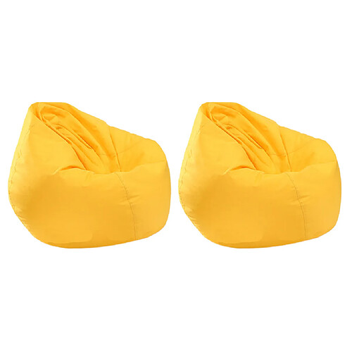 2 pièces imperméable sac housse de stockage des animaux en peluche jaune