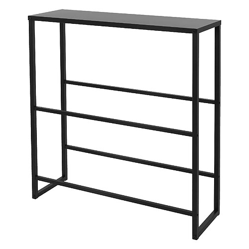 ML-Design 2x Étagère de rangement pour 6 caisses de boissons 100x32x108,5 cm anthracite